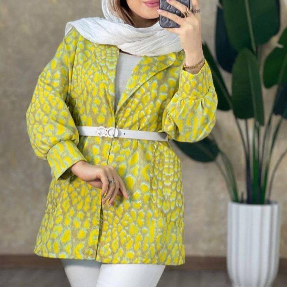 مانتو کتی ترگال طرحدار پلنگی