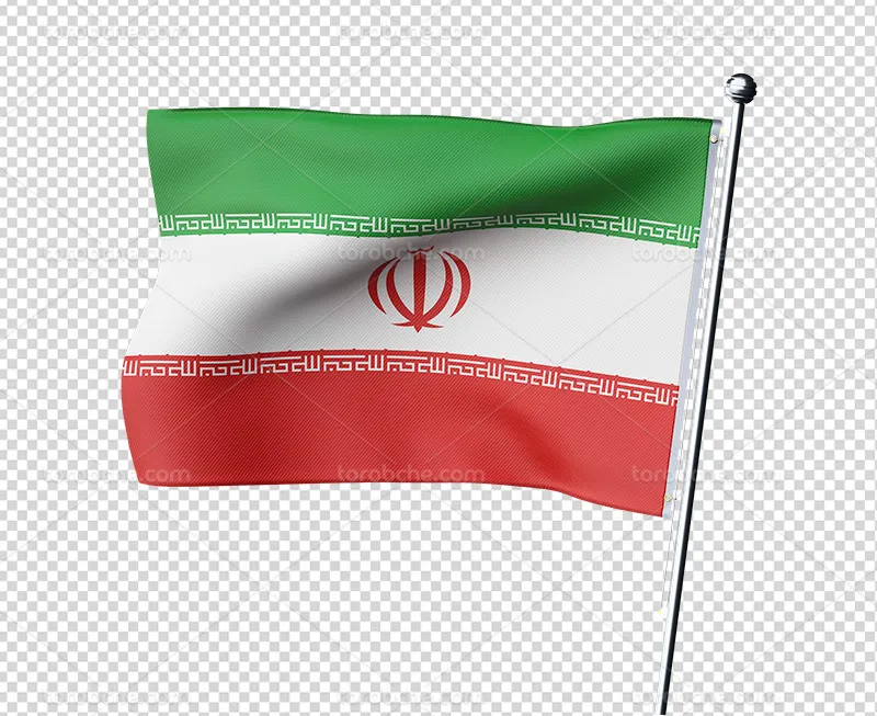 عکس PNG پرچم 3 رنگ ایران | گرافیک با طعم تربچه
