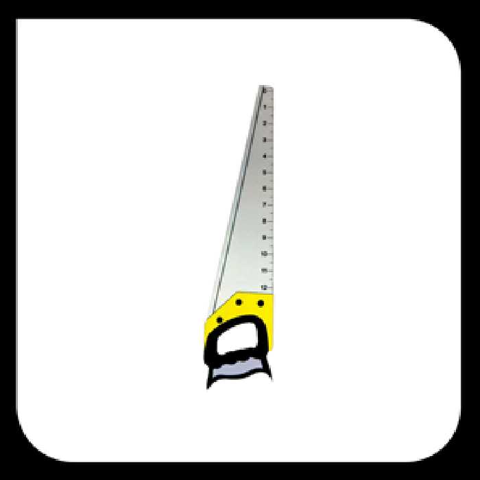 خط کش چوبی فانتزی طرح اَره