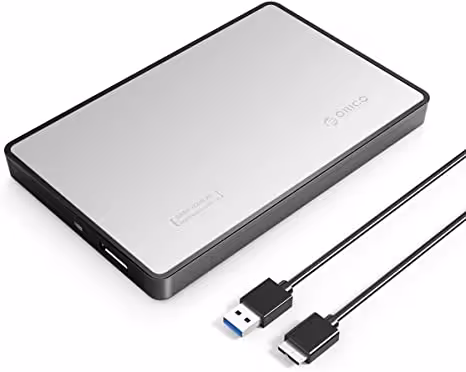 باکس هارد اینترنال به اکسترنال اوریکو (نقره ای) Orico 2.5 inch USB3.0 Hard Drive Enclosure 2588US3