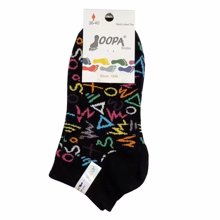 جوراب زنانه مچی طرح‌دار جوپا کد 344