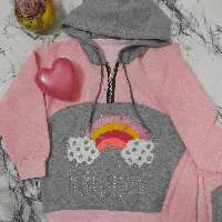 هودی شلوار رنگین