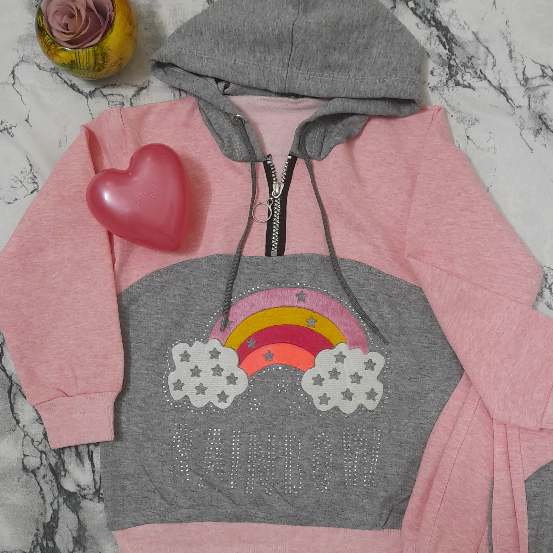 هودی شلوار رنگین