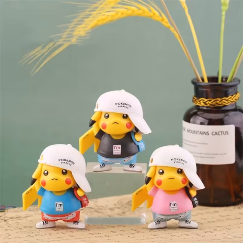 فیگور پیکاچو بسته 3 عددی Pikachu Action Figure Pokemon