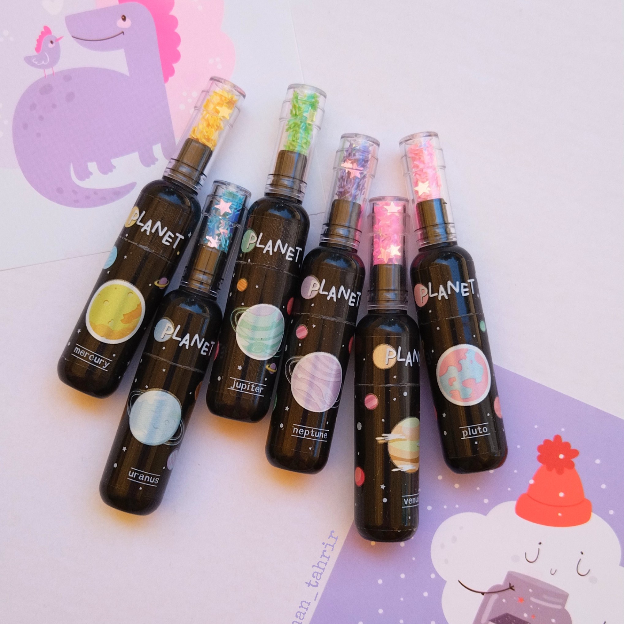 هایلایتر مدل کهکشان سیاره فانتزی 