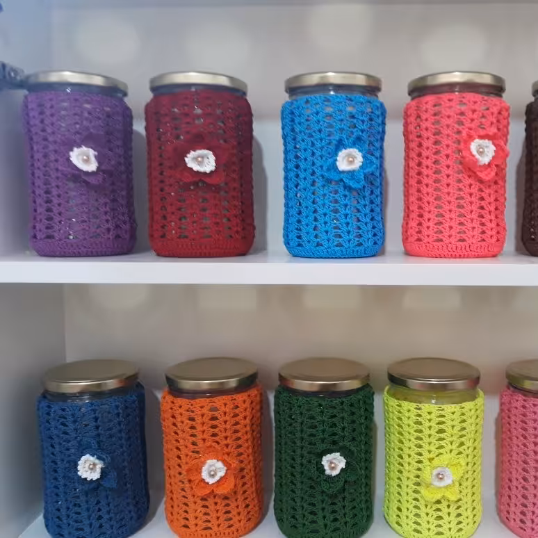 کاور شیشه بافتنی