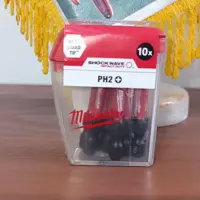 سر پیچ گوشتی  تکسر شاک ویو میلواکی کد PH2       ده عددی