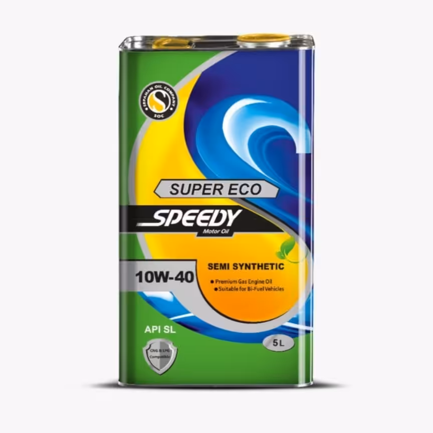 روغن موتور اسپیدی مدل Super ECO  حجم 5 لیتر   