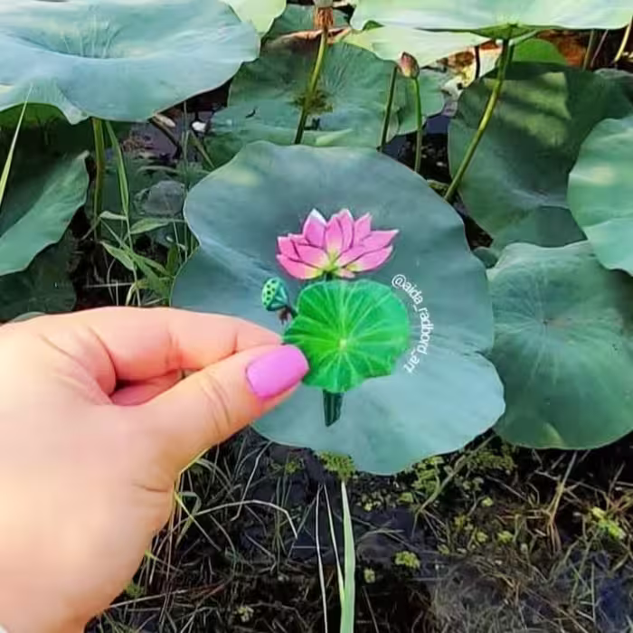 پیکسل مگنتی گل نیلوفر دریایی بندرانزلی