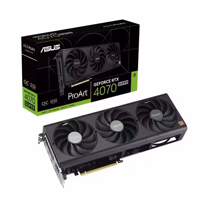 کارت گرافیک ایسوس ProArt GeForce RTX 4070 SUPER OC Edition 12GB