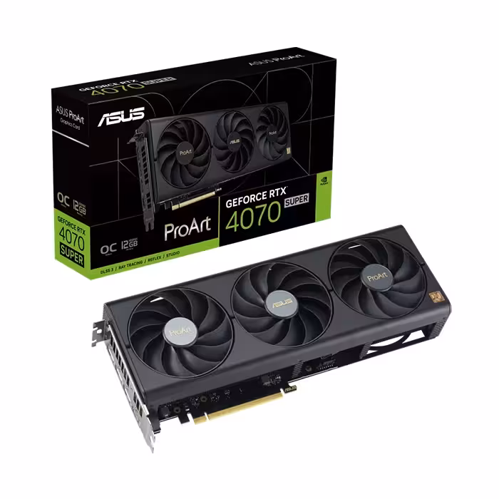 کارت گرافیک ایسوس ProArt GeForce RTX 4070 SUPER OC Edition 12GB