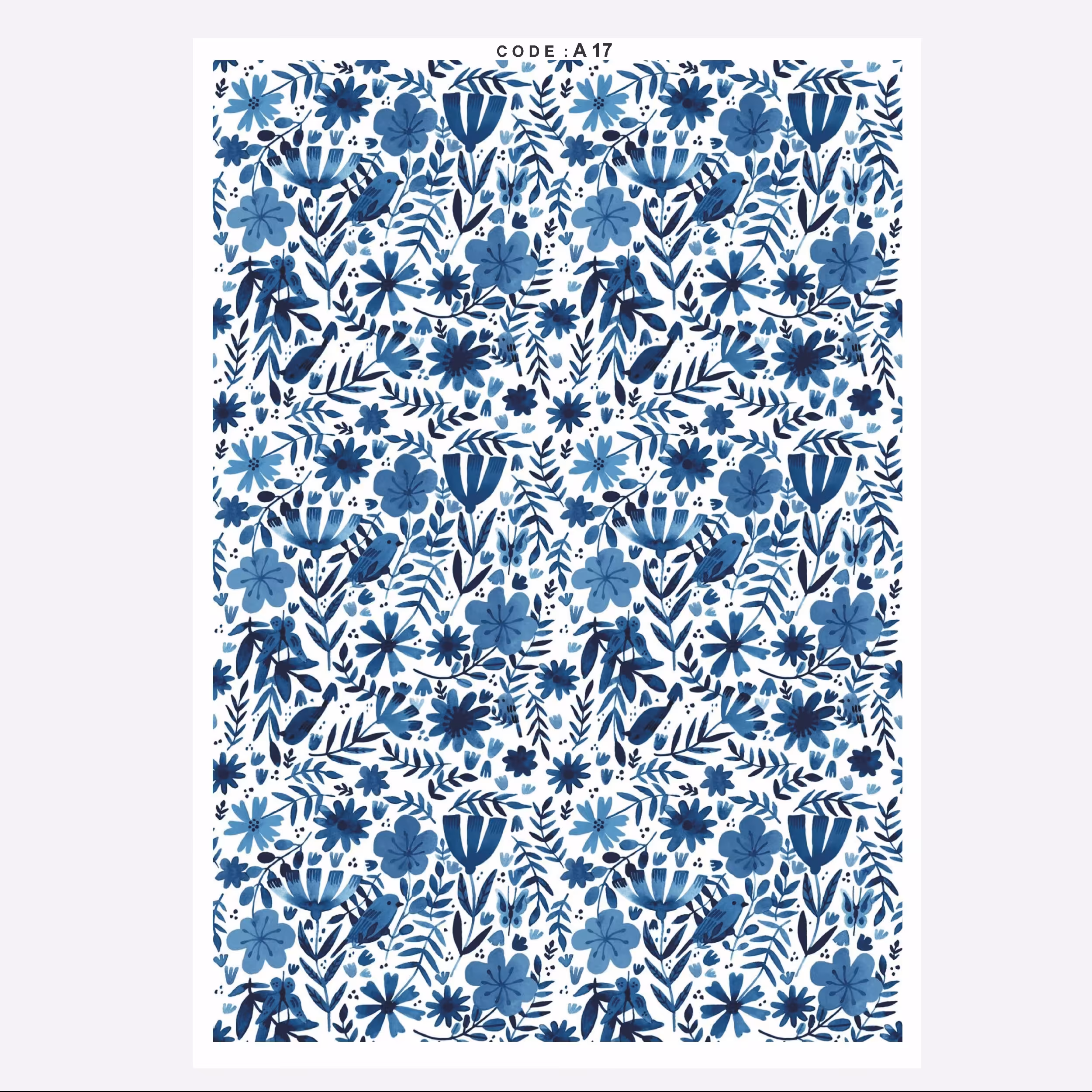 ترنسفر طرح گل و گنجشک ابعاد30 در 40 سانتی متر موجودی بگیرید