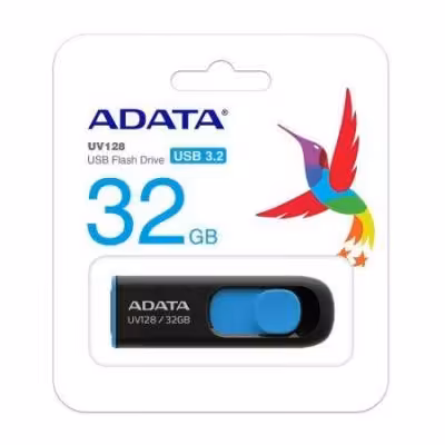 فلش مموری USB3.2 ای دیتا مدل UV128 ظرفیت 32 گیگابایت