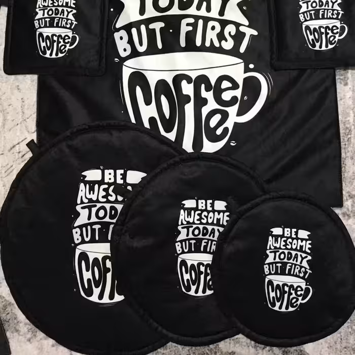 ست آشپزخانه مخمل  9 تیکه کد 08