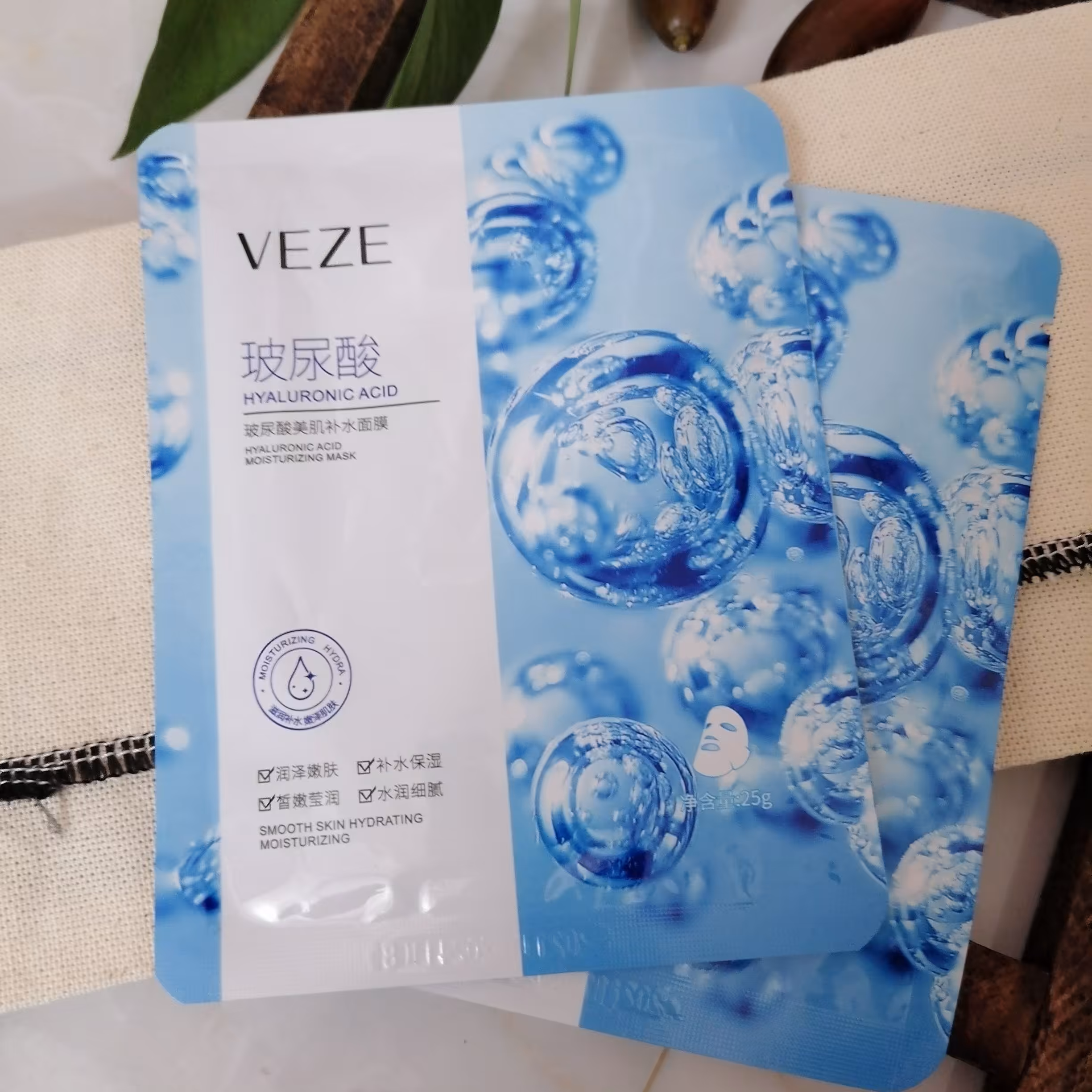 ماسک صورت ورقه ای هیالورونیک اسید 