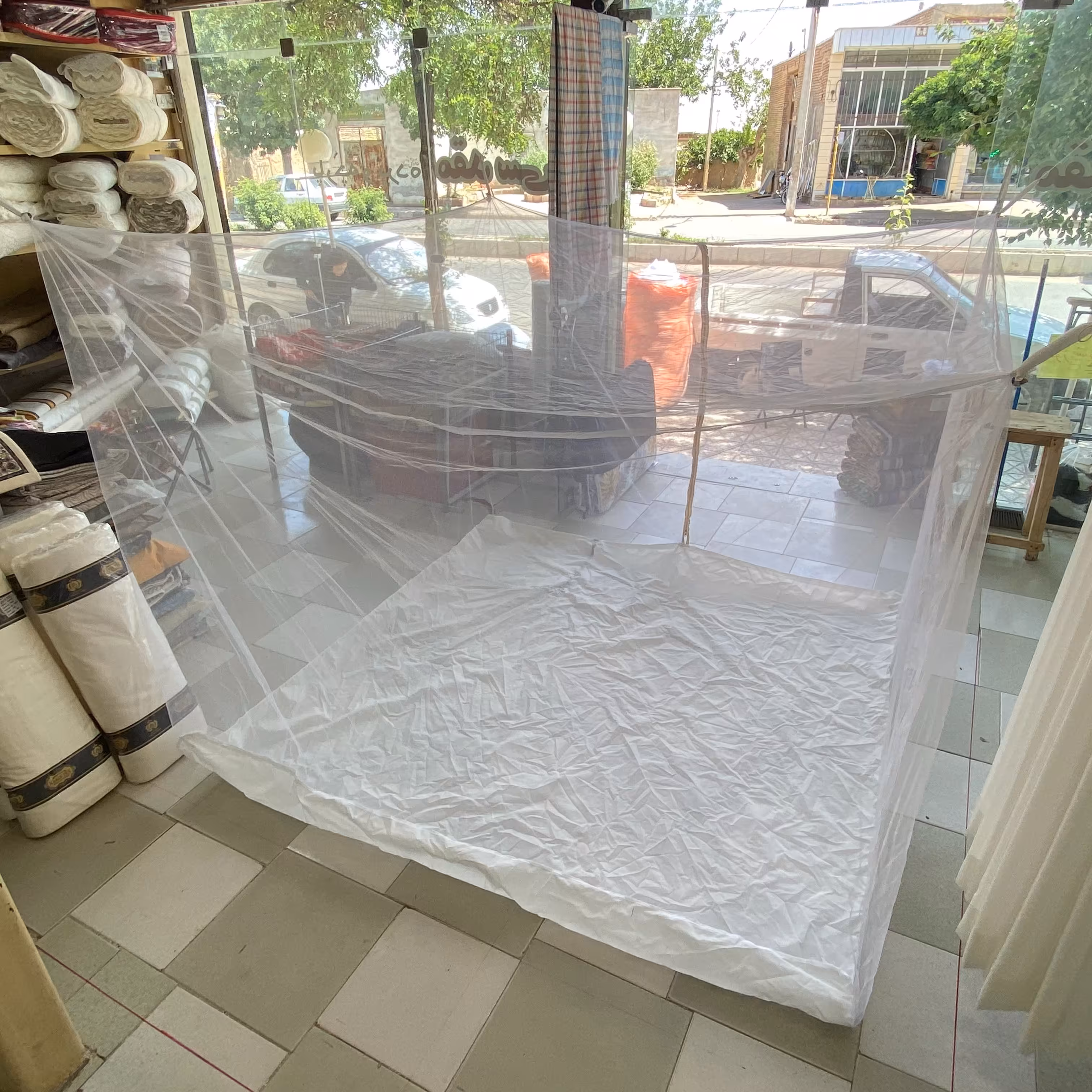 پشه بند ده نفره  2 متر در 5.5 متر با کفه متقال، مناسب انواع پشه ها