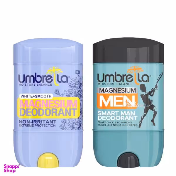 استیک ضد تعریق زنانه آمبرلا مدل White به همراه استیک ضد تعریق مردانه آمبرلا مدل Smart Man حجم 75 میلی لیتر