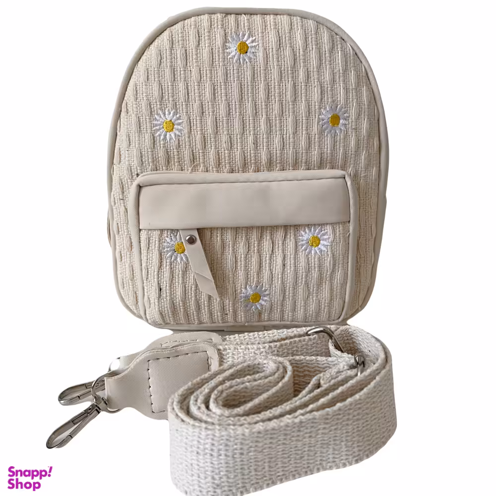 کوله پشتی مدل گل بابونه کد 3030