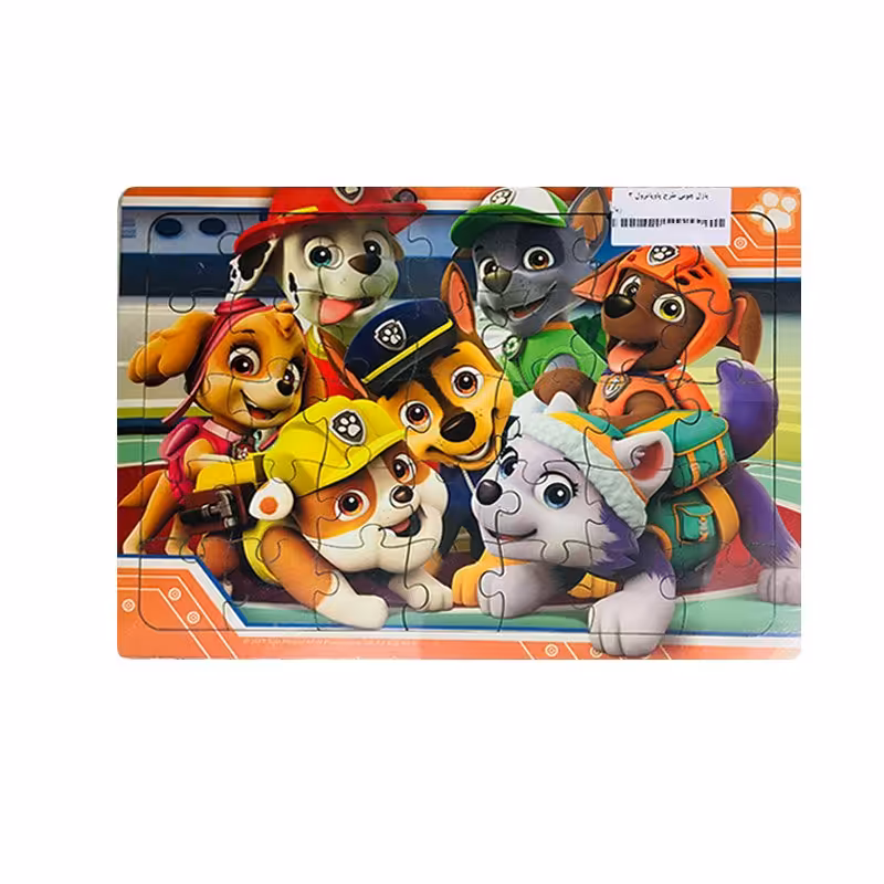 پازل چوبی طرح پاوپاترول 3