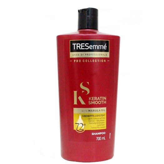 شامپو تخصصی کراتین ترزمه قرمز 700 میلی لیتر TRESemme