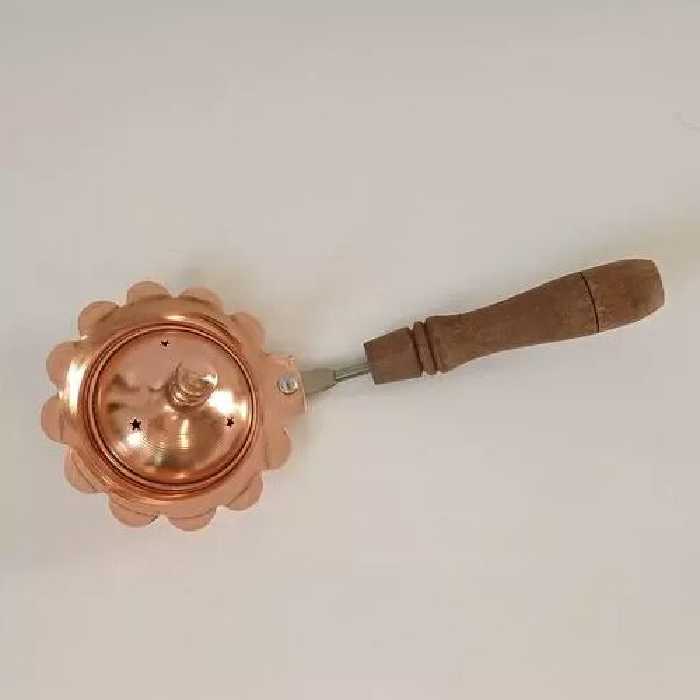 اسپند دود کن مسی دسته چوبی