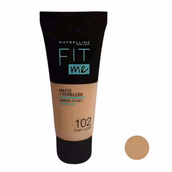 کرم پودر میبلین مدل Fit Me شماره 102