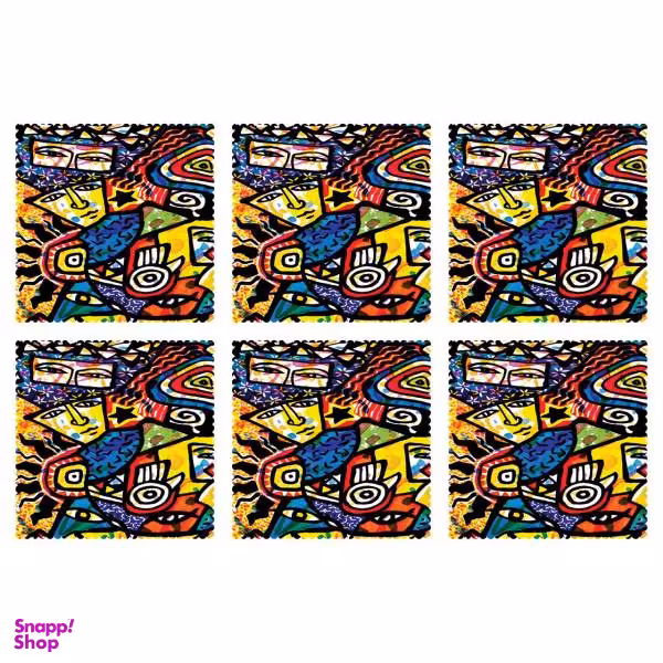 زیر لیوانی کد C1-42004 بسته 6 عددی