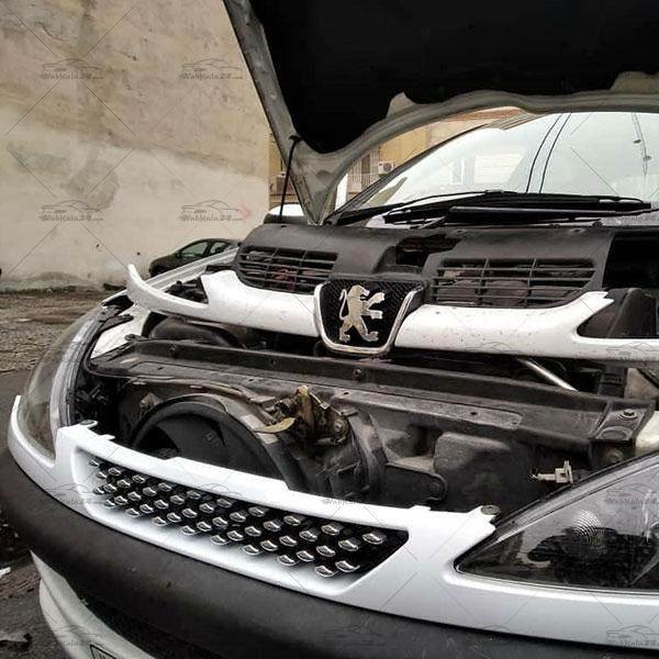 جلو پنجره 206 نگین دار،برند ام پیMP،