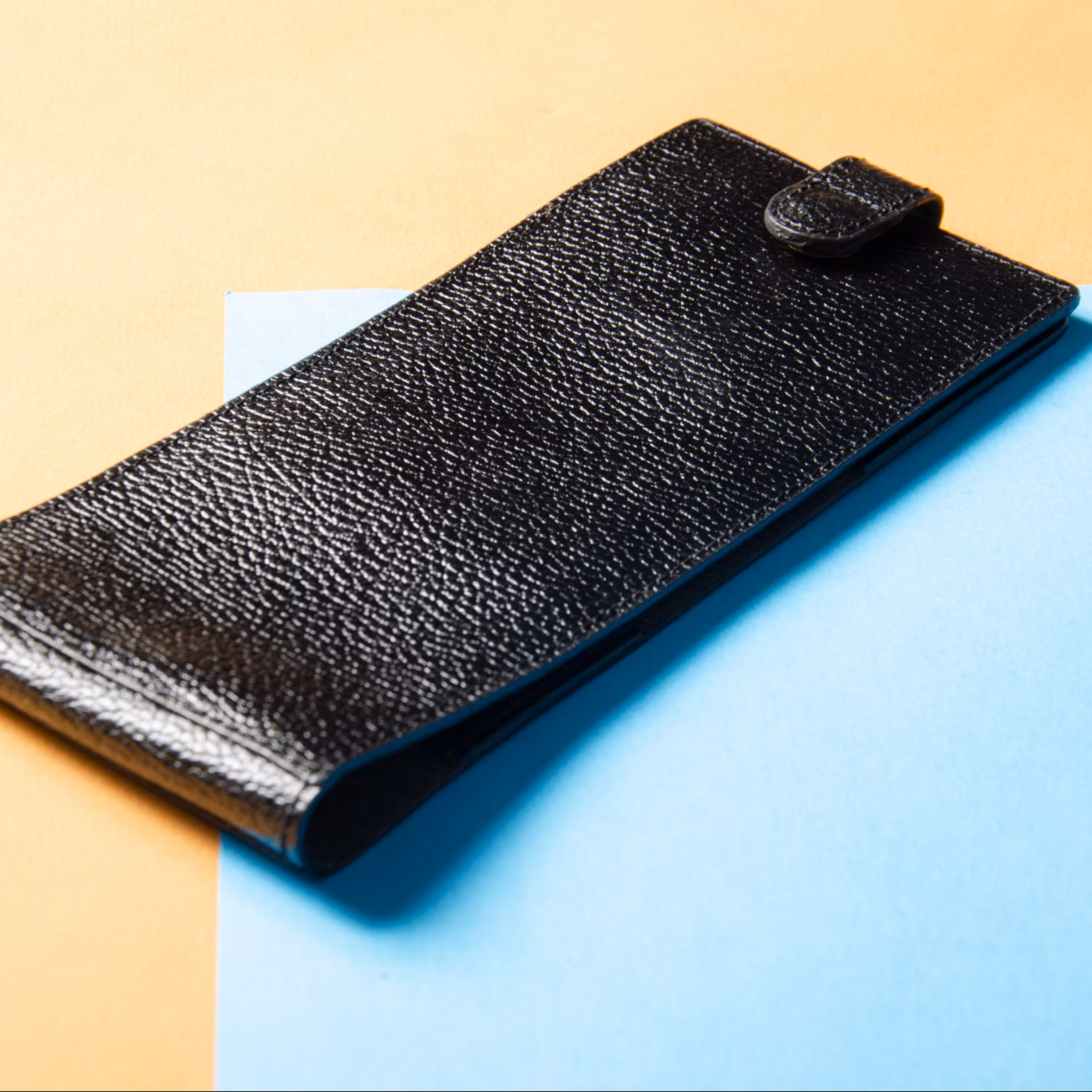 کیف دسته چک  چرم طبیعی فلوتر z3 رنگ مشکی