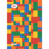 دفتر 60 برگ گاجکو طرح لگو با رایحه شکلات