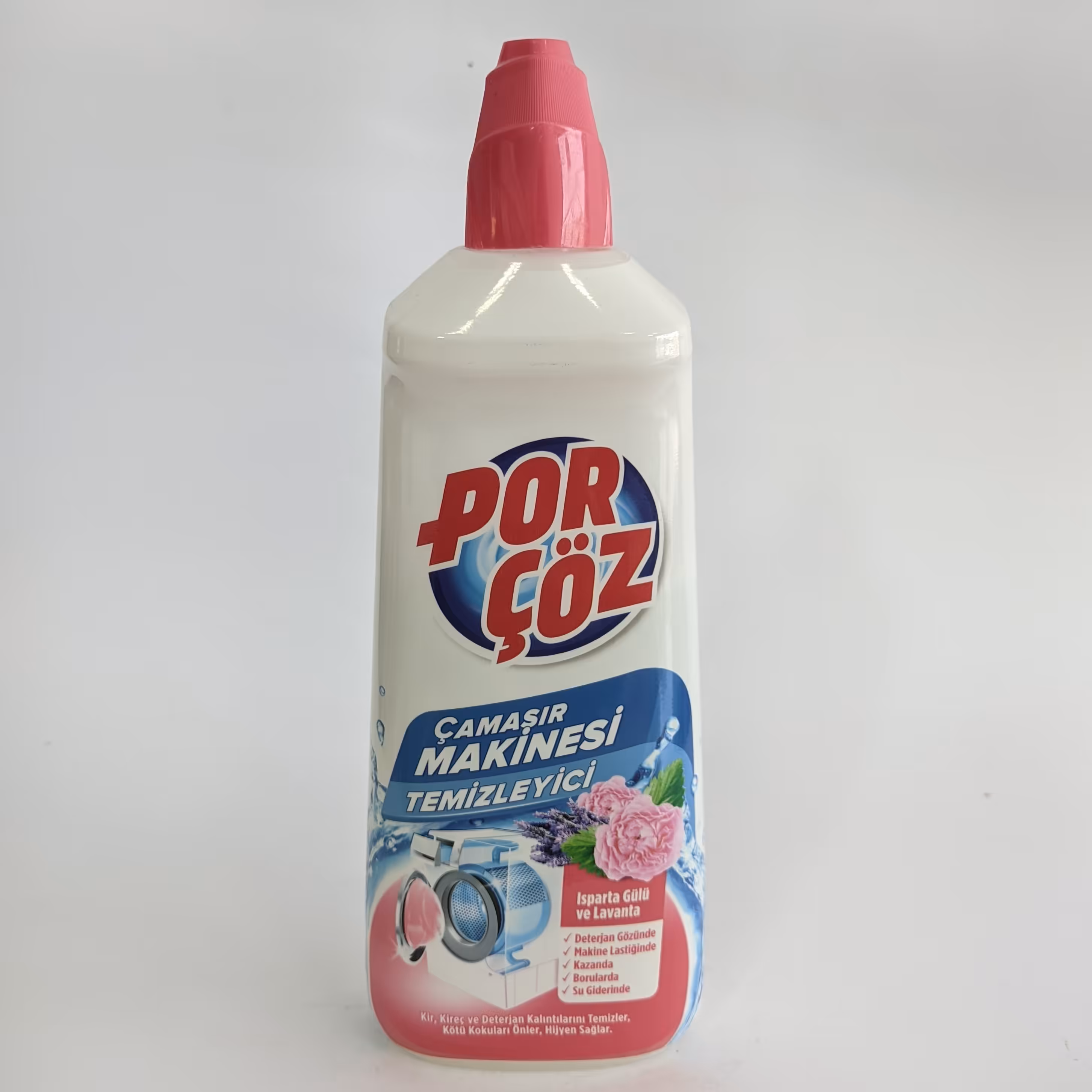 مایع جرم گیر ماشین لباسشویی پورچوز با رایحه گل اسپارتا و اسطوخودوس 400 میل