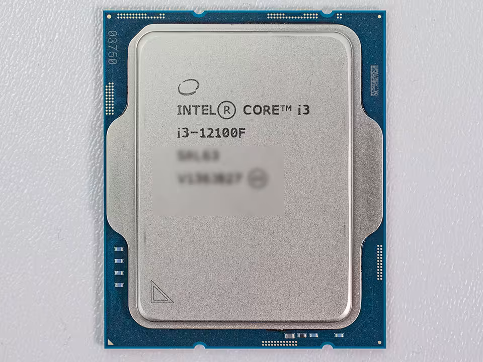 پردازنده اینتل Alder Lake Core i3-12100FIntel Alder Lake Core i3-12100F CPU Tray