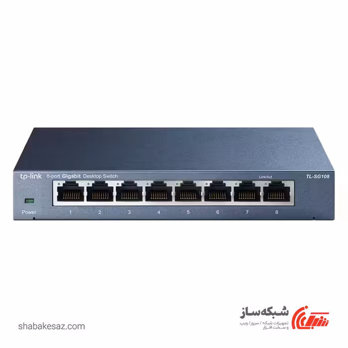 قیمت و خرید سوییچ شبکه تی پی لینک TP-Link TL-SG108 دسکتاپ 8 پورت 10/100/1000Mbps فلزی - شبکه ساز