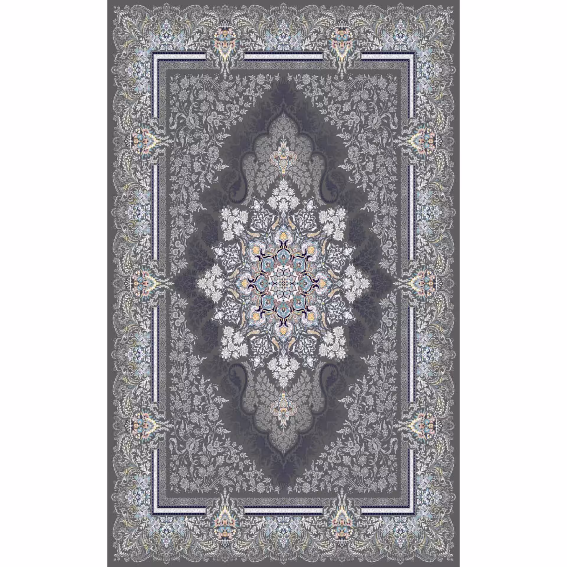 فرش 700 شانه 12 متری  طرح دنیز دودی ( هزینه ارسال بصورت پس کرایه و در مقصد )