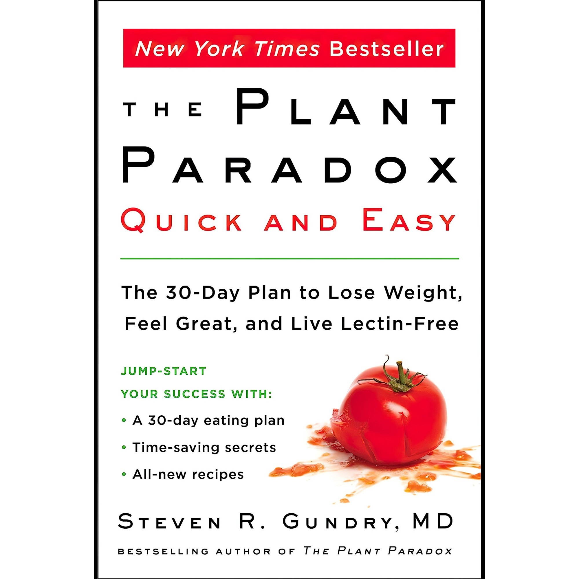 کتاب زبان اصلی The Plant Paradox Quick and Easy The Day Plan to Lose Weight Feel
