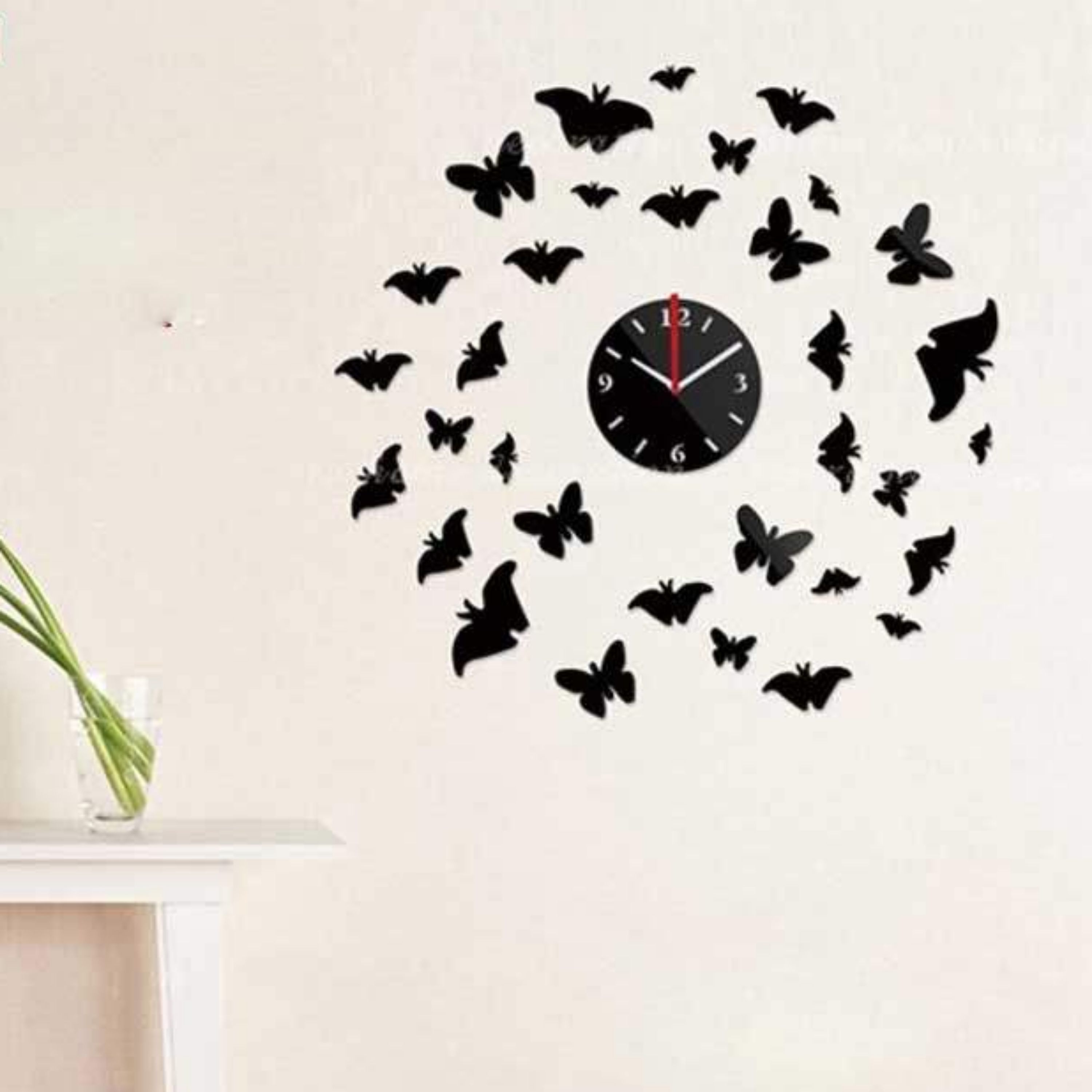 ساعت دیواری پدیده مدل پرواز پروانه ها