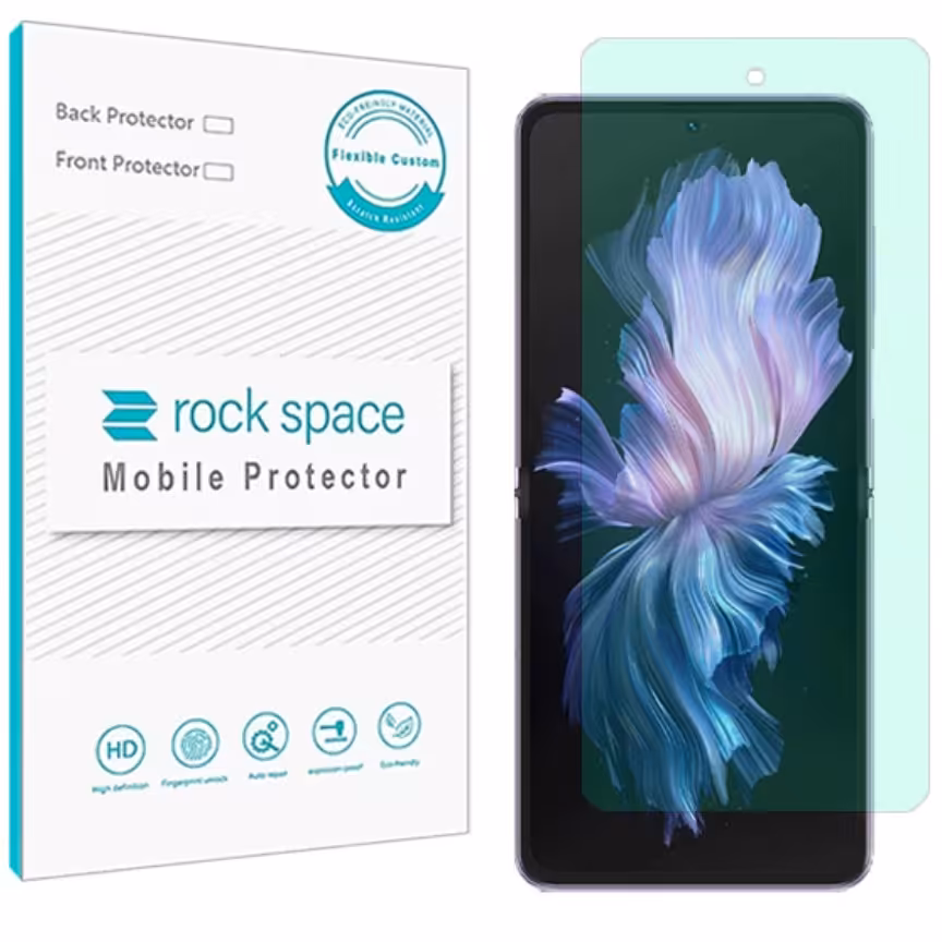 گلس   ویوو X Flip  مدل نانو هیدروژل گرین لایت برند راک اسپیس   