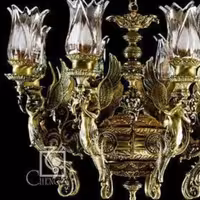 لوستر  برنز 5شاخه ی   فرشته   صدرصد برنج