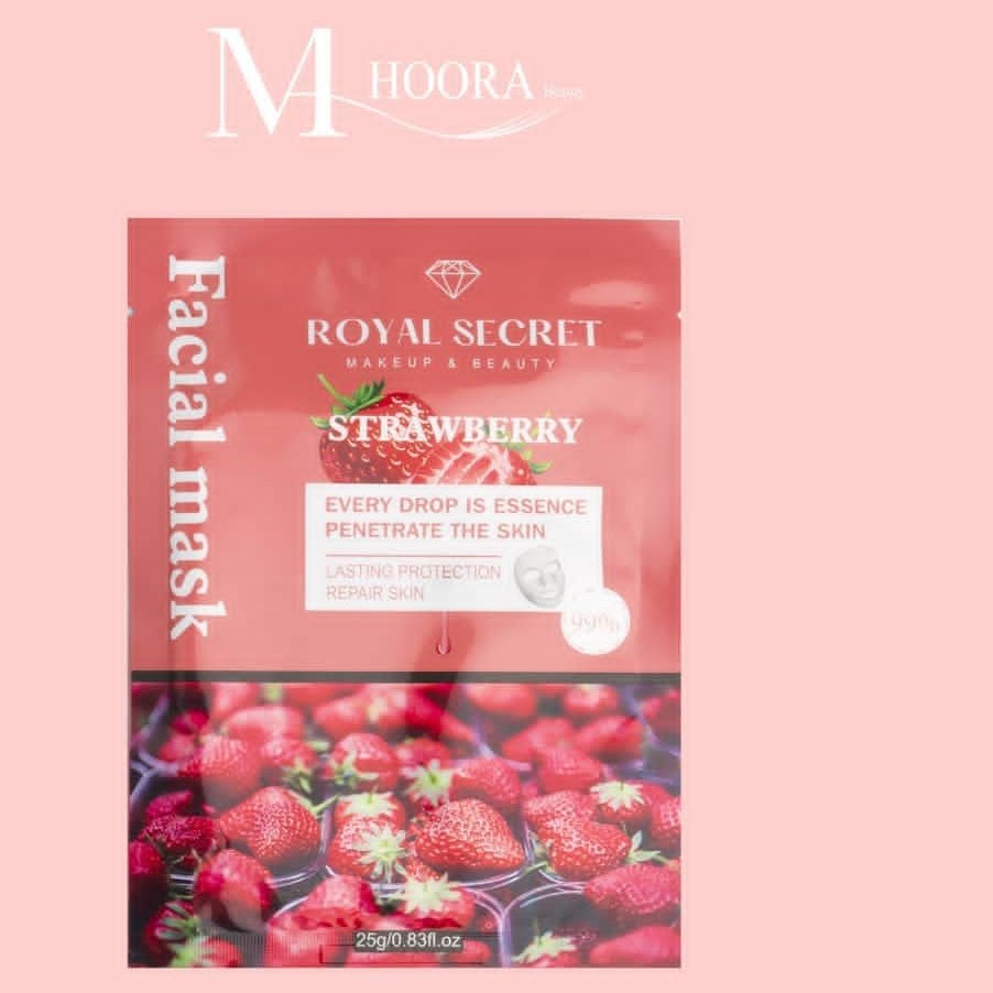 ماسک ورقه ای صورت توت فرنگی