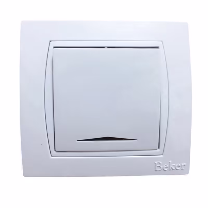 کلید برق تبدیل سرامیکی بکر سفید 