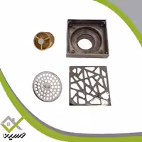 کفشور هفت سی مدل هندسی کروم براق 10در 10(هزینه ارسال پس کرایه است)