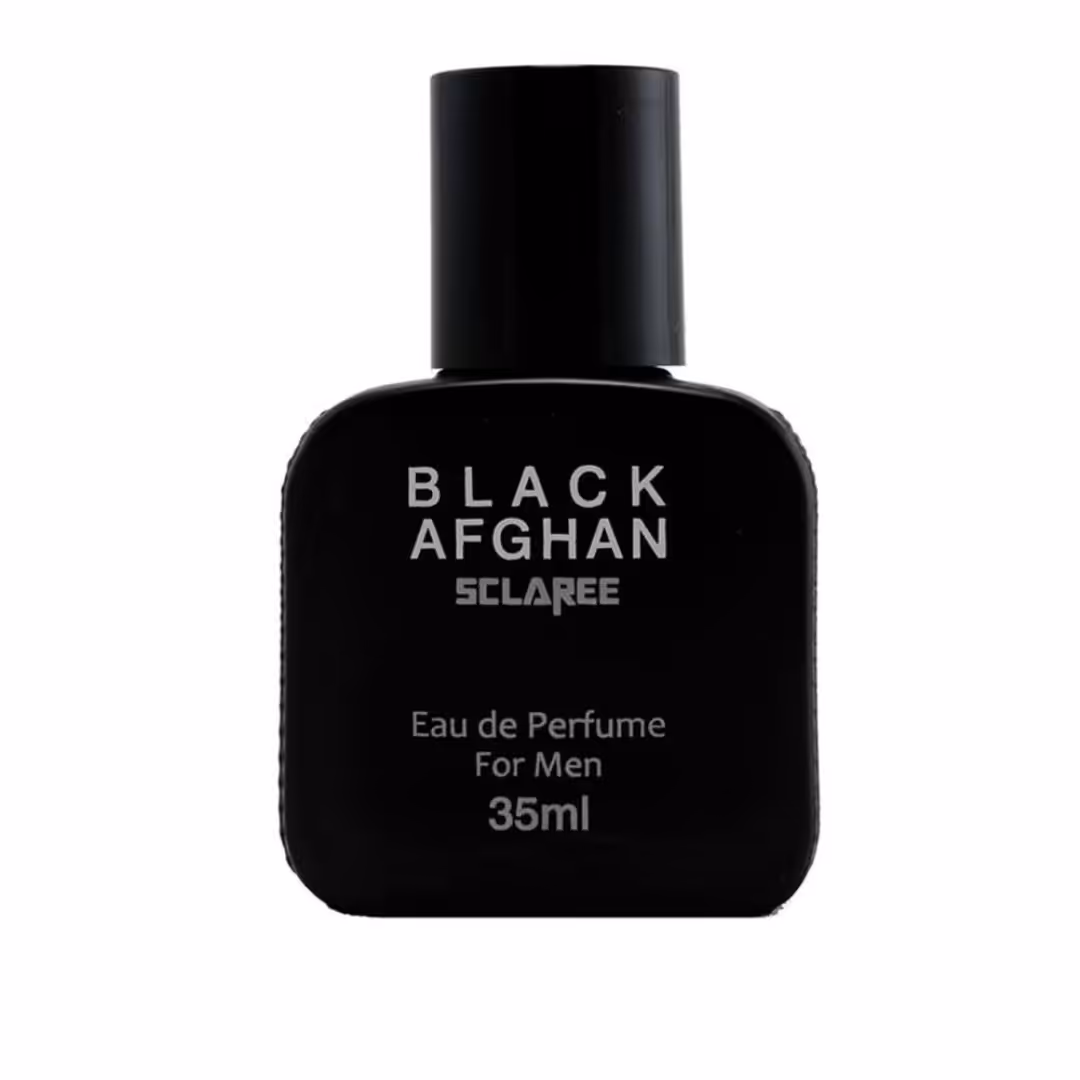ادکلن اسکلاره بلک افغان  Black Afghan عطر جیبی 35 میل بلک افغان اسکلاری ادکلن بلک افغان Sclaree perfume عطر جیبی گرم 