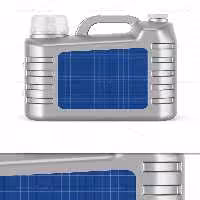 موکاپ قوطی پلاستیکی مواد شوینده | گرافیک با طعم تربچه