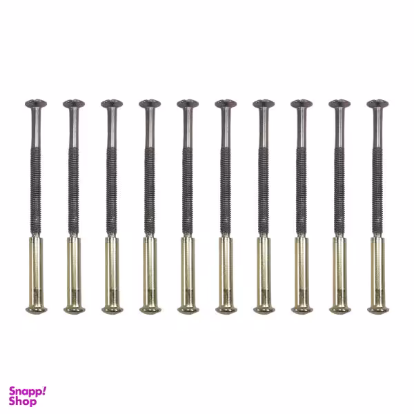 پیچ و مهره فیکس دستگیره مدل Gh-60 بسته 10 عددی