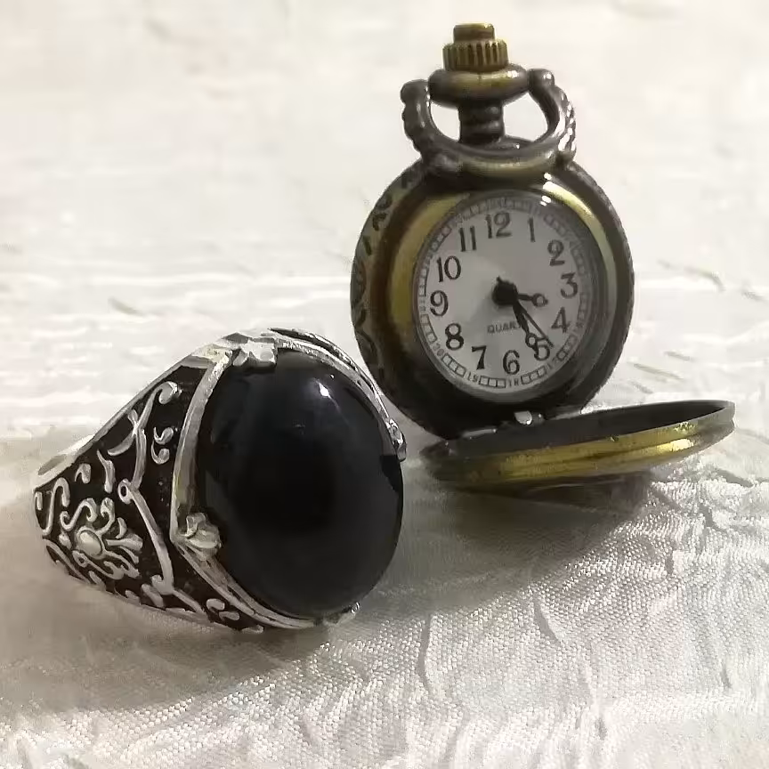 انگشتر عقیق جزع مشکلی