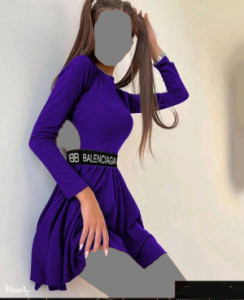 پیراهن مهمانی زنانه پنبه‌ای