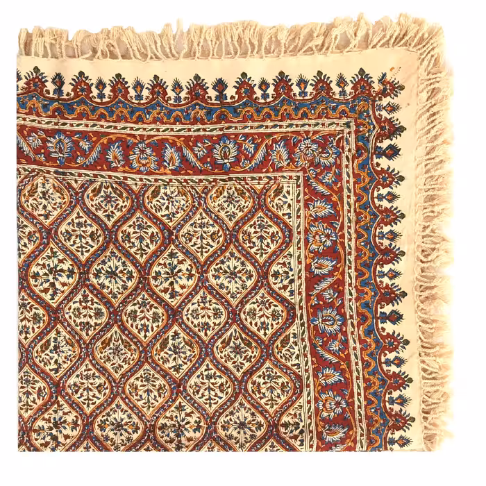 سفره قلمکاری اصفهان طرح قبه ای