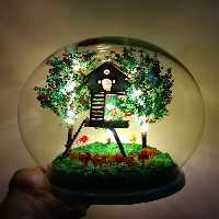 چراغ خواب گوی بهاری چراغ خواب هوشمند و دکوراتیو برای فصول گرم - فروشگاه اینترنتی گشنیز