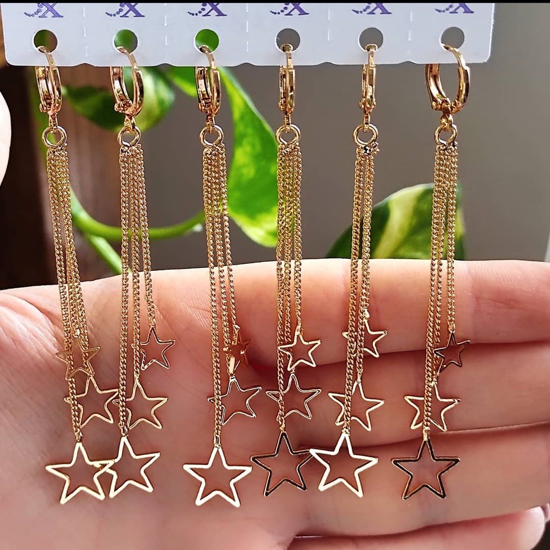 گوشواره سه ردیفه آویزدار
مارکysx
ماندگاری عالی
رنگ ثابت
