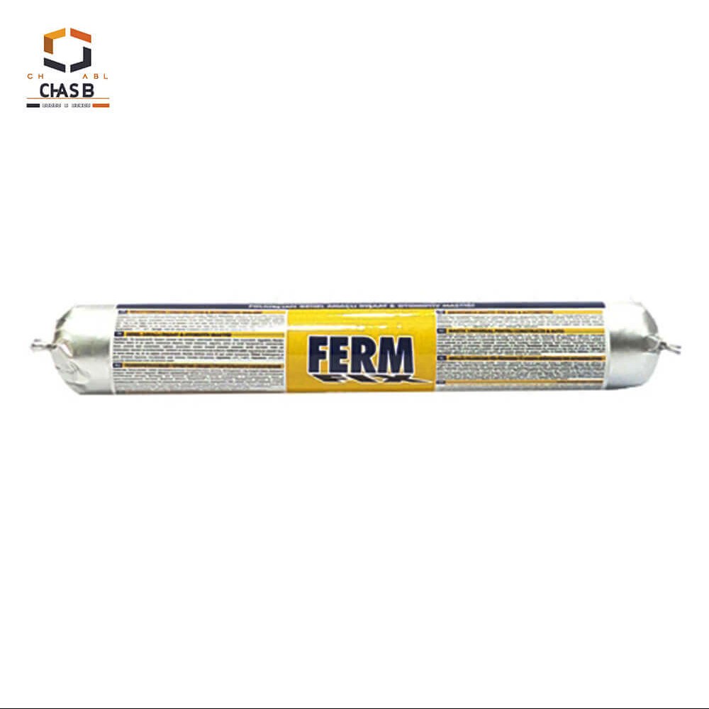 چسب پلی اورتان سوسیسی فرم فیکس رنگ سفید FERM FIX POLYURETHANE SEALANT 600ml